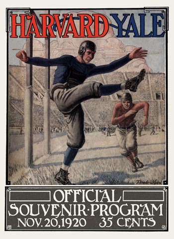 Yale Football game from 1920 is one of the most sought after by collectors